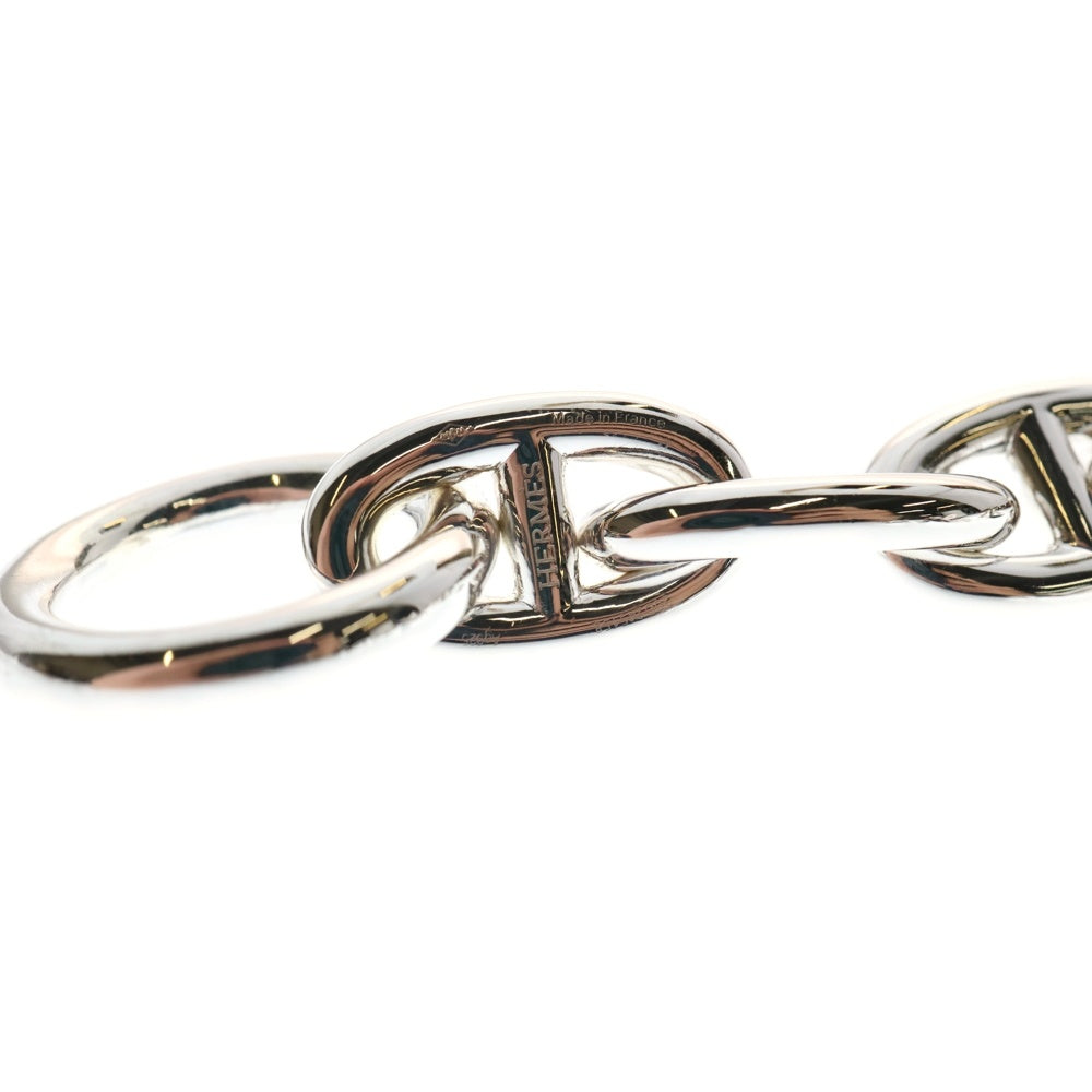 HERMES(エルメス) Chaine d'Ancre TGM シェーヌダンクル 13コマ チェーンブレスレット シルバー
