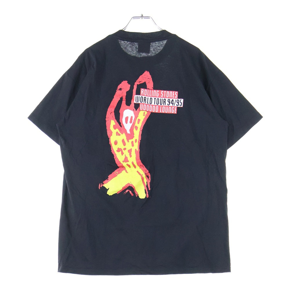 VINTAGE(ヴィンテージ) 90s VINTAGE ROLLING STONES 1994 VOODOO LOUNGE WORLD TOUR ローリングストーンズ ヴードゥー ラウンジ ワールドツアー クルーネック 半袖Tシャツ