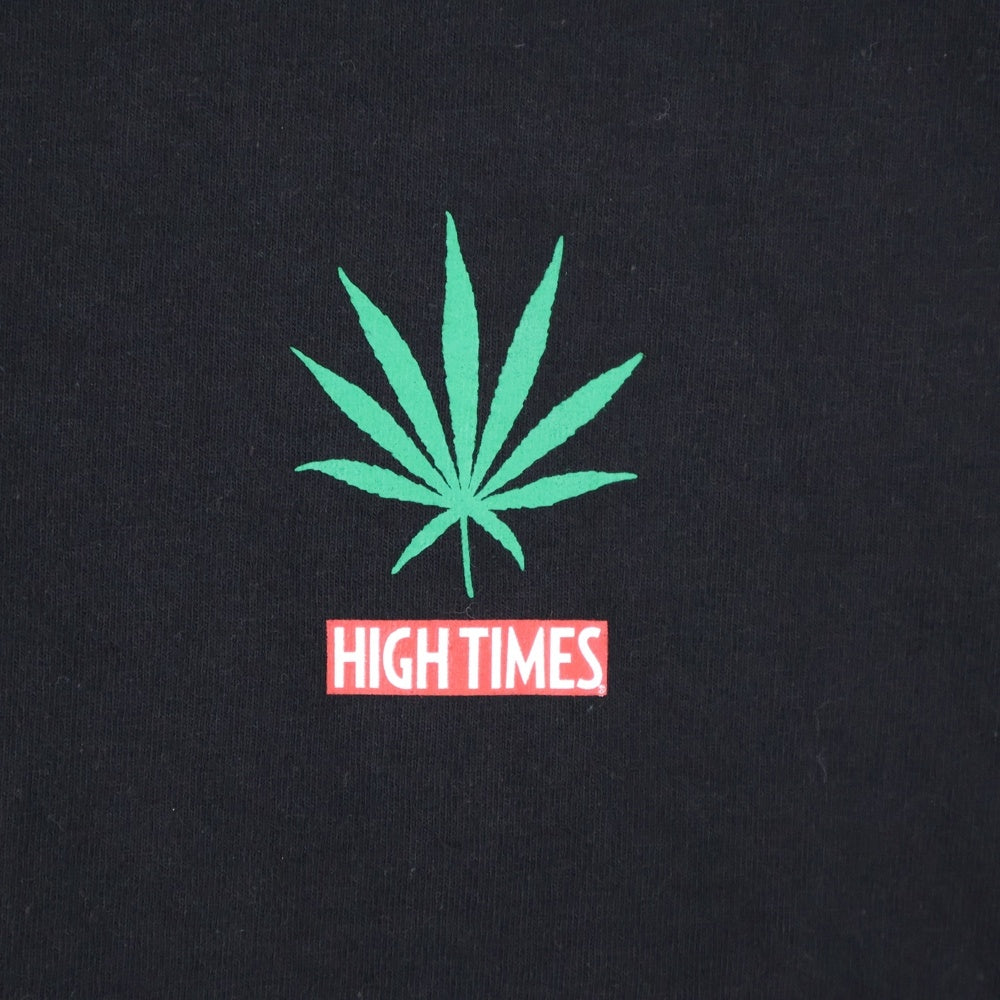 WACKO MARIA(ワコマリア) ×舐達麻 HIGHTIMES CREW NECK T-SHIRT ハイ タイムズ クルーネック カットソー 半袖Tシャツ ブラック