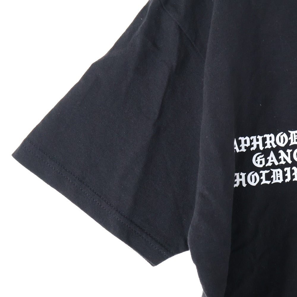 WACKO MARIA(ワコマリア) ×舐達麻 HIGHTIMES CREW NECK T-SHIRT ハイ タイムズ クルーネック カットソー 半袖Tシャツ ブラック