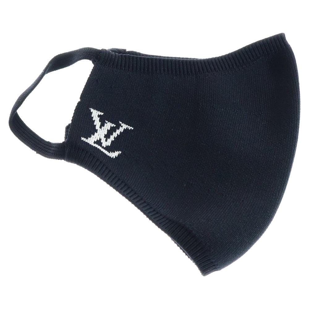 LOUIS VUITTON(ルイヴィトン) MASQUE MAILLE BLACK マイユ LVロゴ カバー付き マスク ブラック M76748