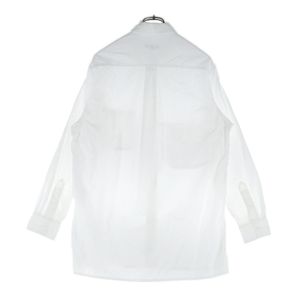 Yohji Yamamoto POUR HOMME(ヨウジヤマモト プールオム) 20SS ダブルポケット ロングスリーブ 長袖シャツ ホワイト HN-B01-001