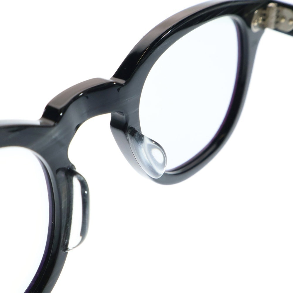 JULIUS TART OPTICAL(ジュリアス タートオプティカル) AR 46/24 BLACK WOOD 日本製 ボスリントン ブラックウッド サングラス メガネ 眼鏡 ブラック