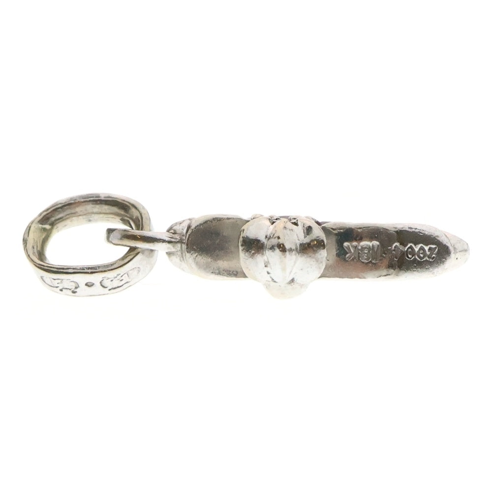CHROME HEARTS(クロムハーツ) 18KWG CRS BBYFAT P/SAP ベイビーファットクロス PAVEピンクサファイア ペンダントトップ ホワイトゴールド