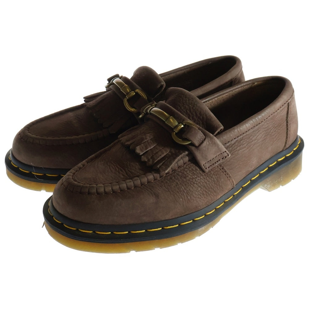 Dr.Martens(ドクターマーチン) ADRIAN SNAFFLE エイドリアン スナッフル スウェード タッセルローファー ブラウン 31588201