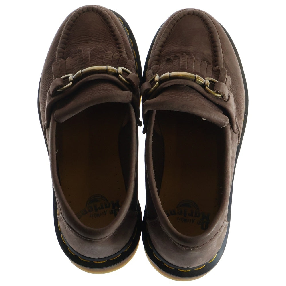 Dr.Martens(ドクターマーチン) ADRIAN SNAFFLE エイドリアン スナッフル スウェード タッセルローファー ブラウン 31588201
