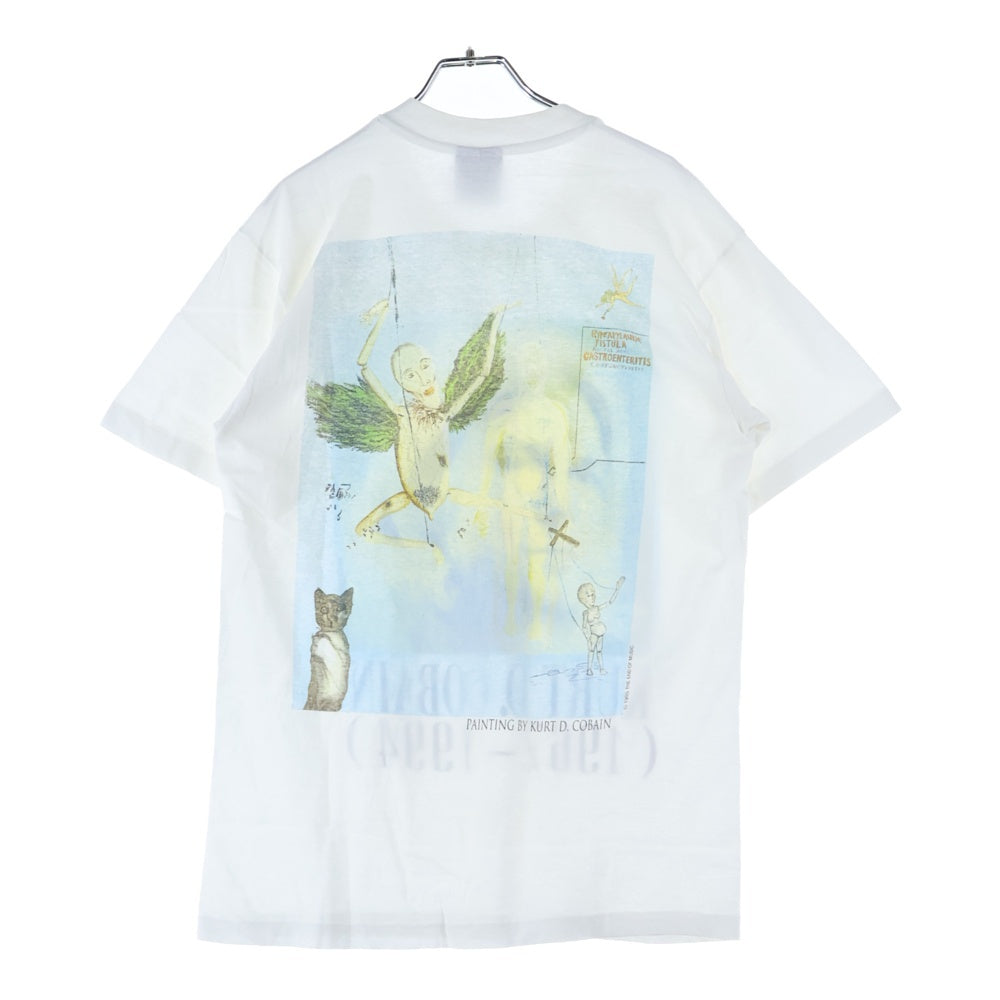 VINTAGE(ヴィンテージ) 90S VINTAGE 1994 NIRVANA Kurt Cobain Memorial Tee ニルヴァーナ カートコバーン 追悼 プリントTシャツ 半袖カットソー ホワイト