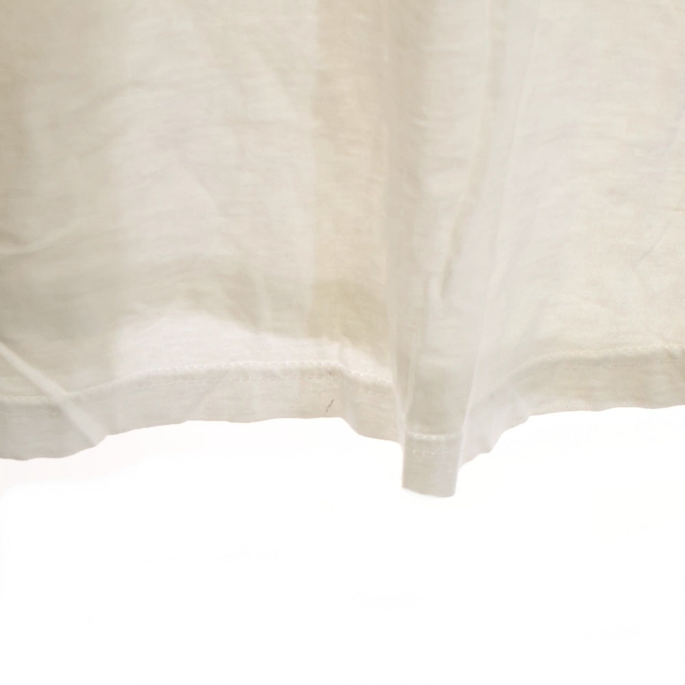 NO BRAND(ノーブランド) PROFONDO ROSSO ムービープリント 半袖Tシャツ ホワイト