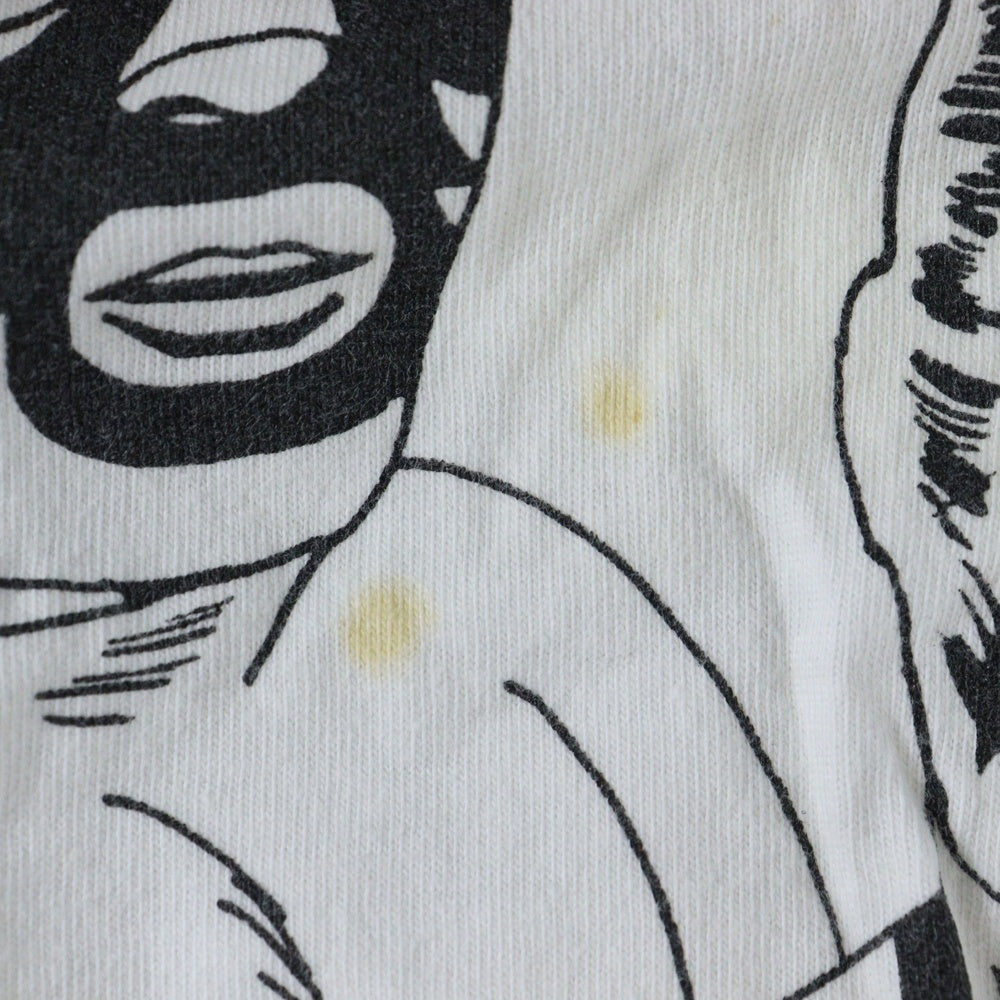 NO BRAND(ノーブランド) 浅草キッド GREATANTONIO 日本製 半袖Tシャツ ホワイト