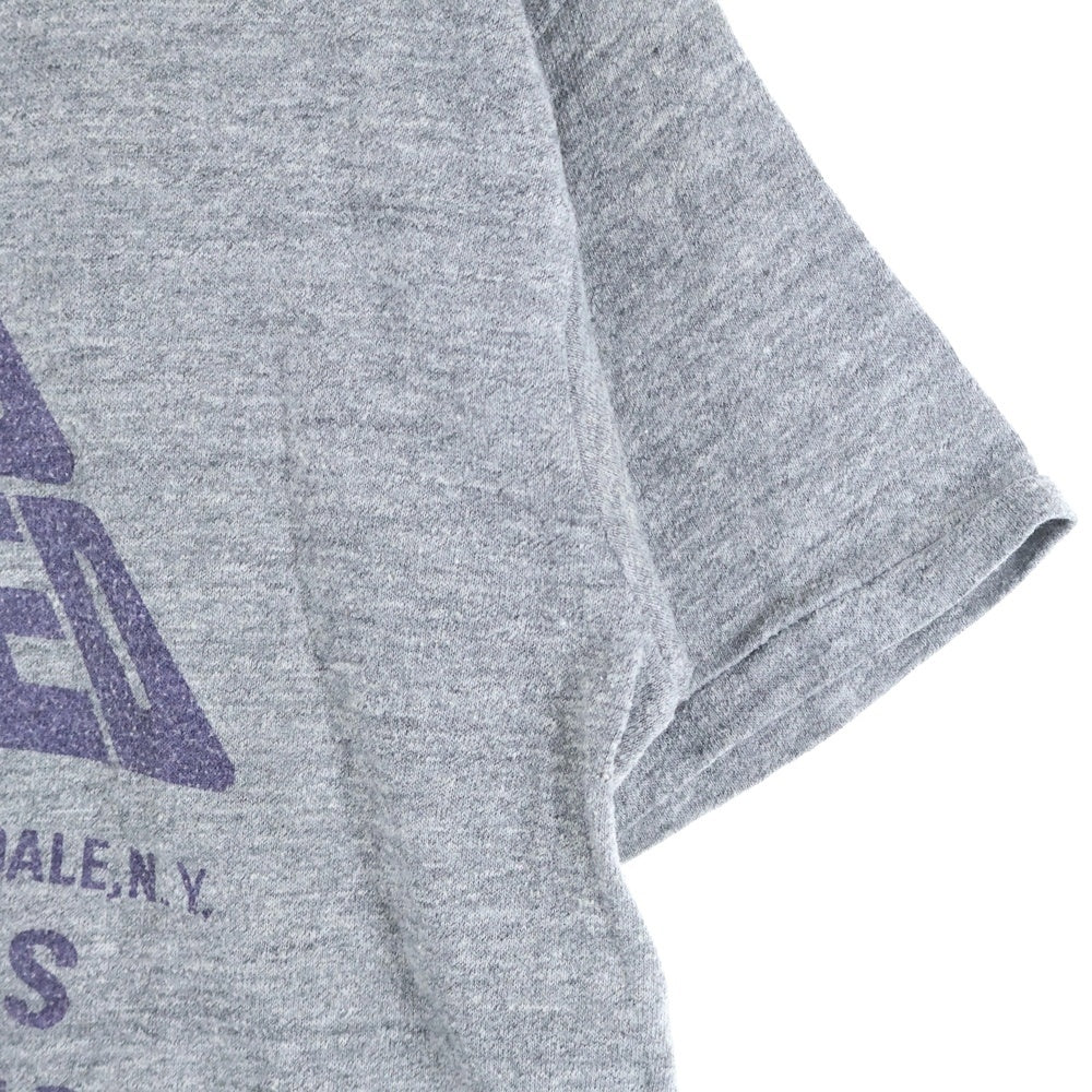 VINTAGE(ヴィンテージ) 80S SPORTWEAR USA製 霜降り プリント 半袖Tシャツ グレー