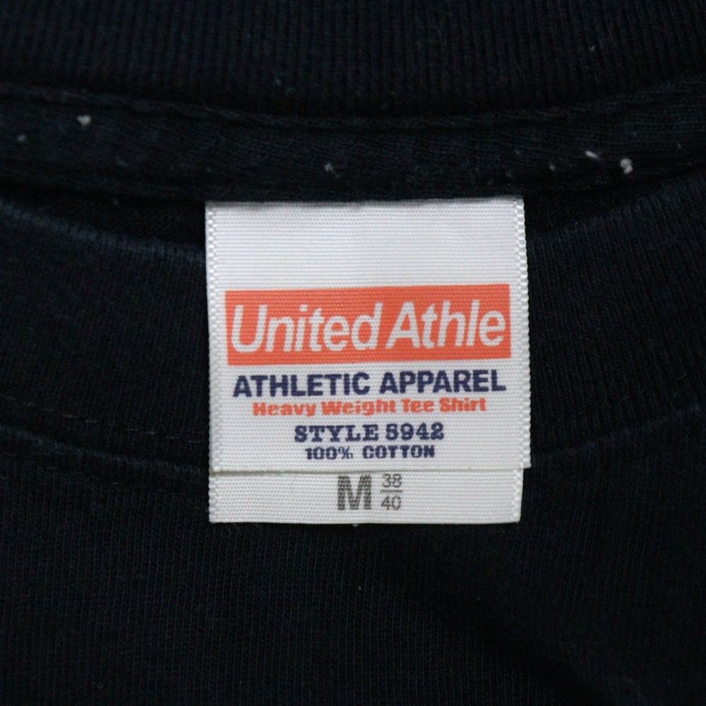 NO BRAND(ノーブランド) MACHETE フェイスプリント 半袖Tシャツ ネイビー