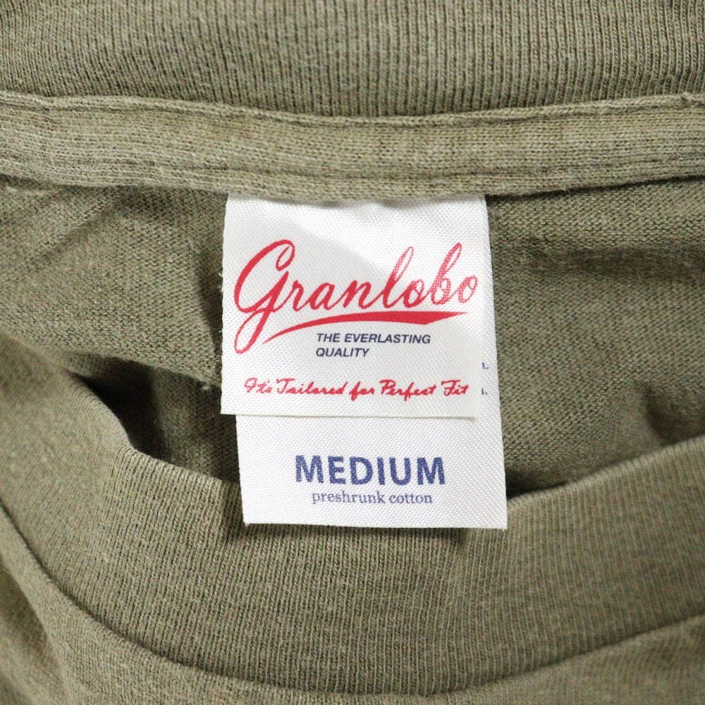 NO BRAND(ノーブランド) FRAMTID バードプリント 半袖Tシャツ カーキ