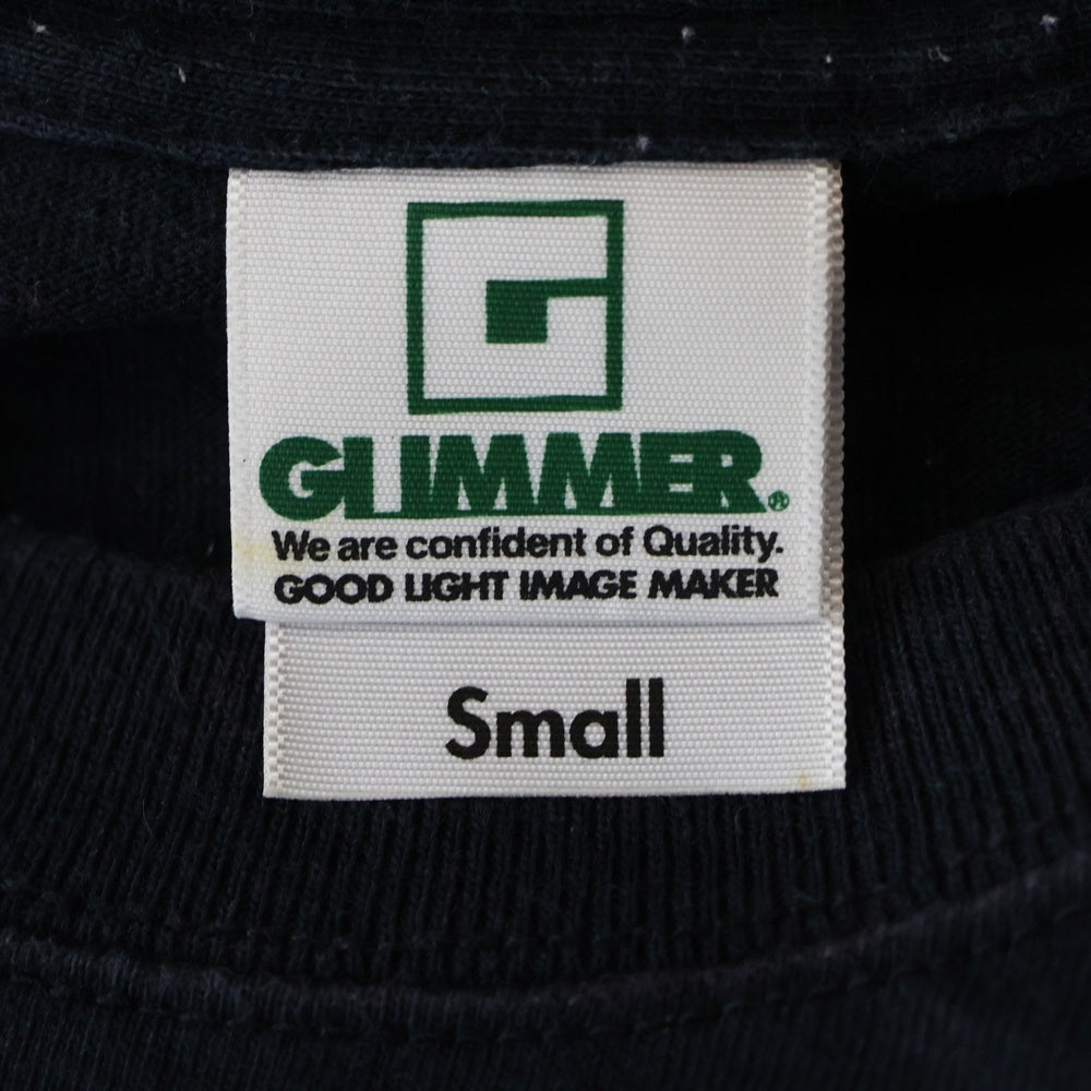 NO BRAND(ノーブランド) オレたちひょうきん族 アナタノマケヨ フロントプリント 半袖Tシャツ ブラック