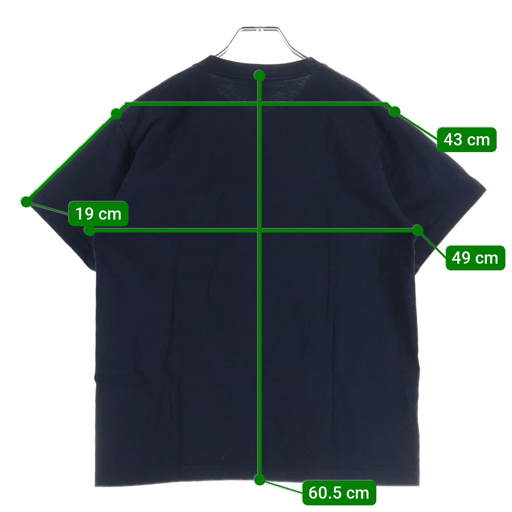 NO BRAND(ノーブランド) オレたちひょうきん族 アナタノマケヨ フロントプリント 半袖Tシャツ ブラック