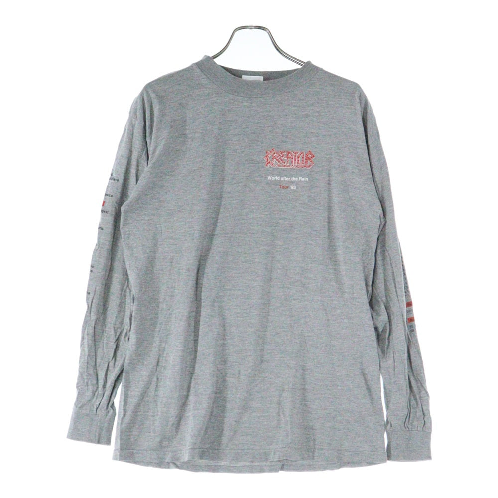 VINTAGE(ヴィンテージ) 90S KREATOR World after the Rain Tour 1993 クリーター ツアー長袖Tシャツ カットソー グレー