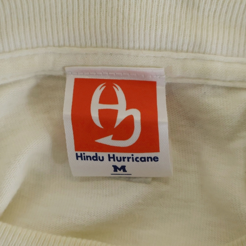 NO BRAND(ノーブランド) 浅草キッド 漫才プリント 半袖Tシャツ ホワイト/レッド