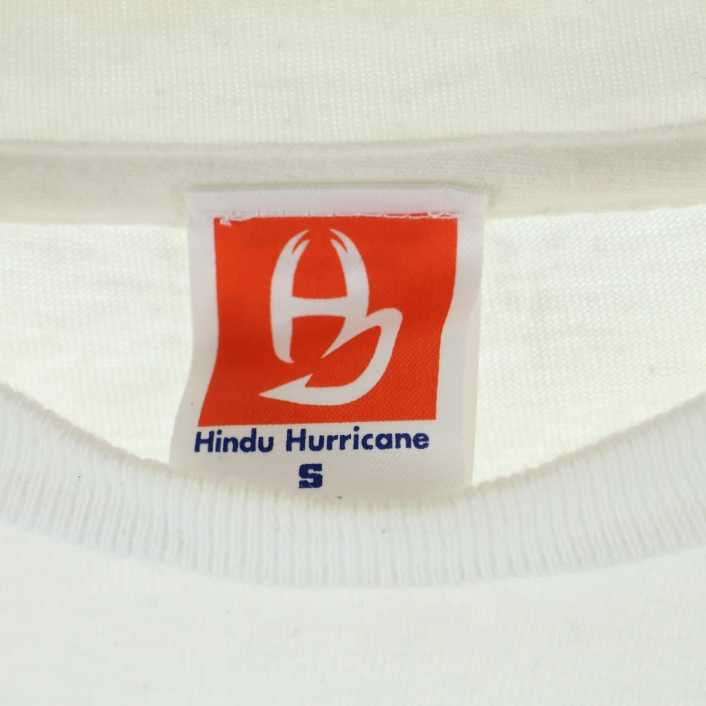 NO BRAND(ノーブランド) 日本製 浅草キッド Tamabukuro with Hakase フロントプリント 半袖Tシャツ ホワイト