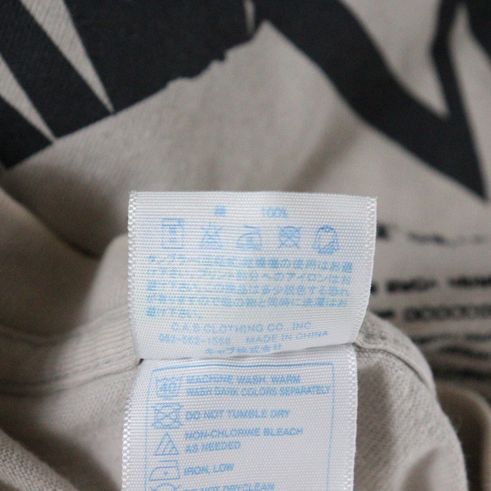 NO BRAND(ノーブランド) バクト 大阪 両面プリント 半袖Tシャツ ベージュ