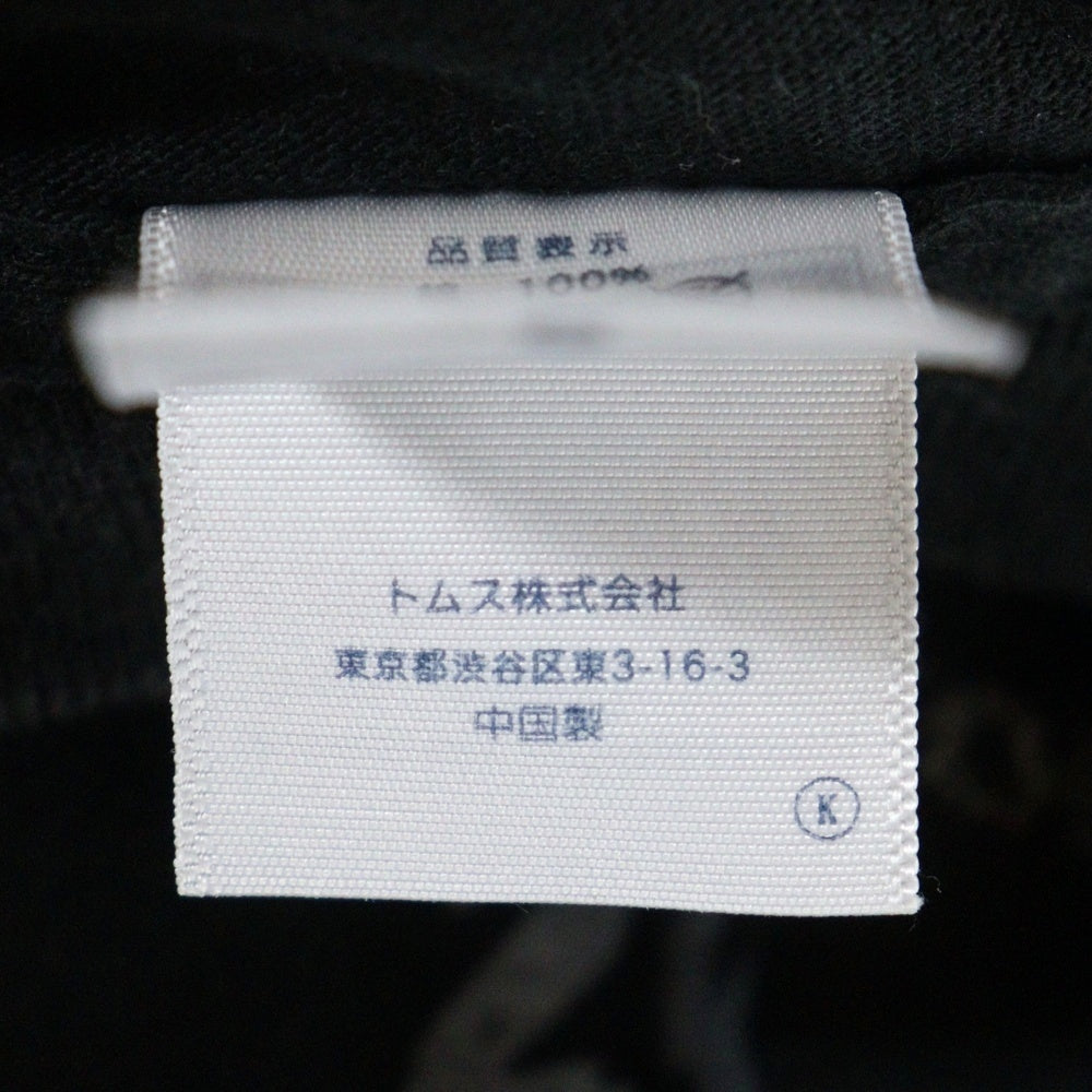 NO BRAND(ノーブランド) 撃鉄 GEKITETSU 両面プリント 半袖Tシャツ ブラック