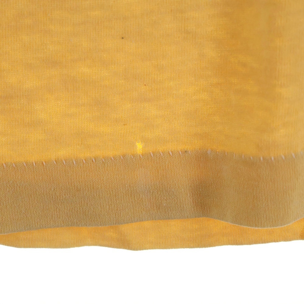 VINTAGE(ヴィンテージ) 90S CONFIDENCE THE ULTIMATE COSMETIC 裾シングル USA製 半袖Tシャツ イエロー