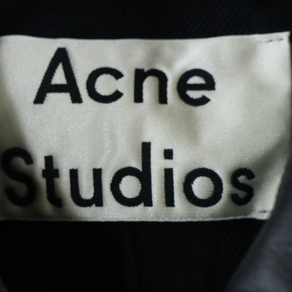 Acne Studios(アクネ ストゥディオズ) LAZLO LEATHER JACKET ラズロ レザージャケット ブラック FN-MN-LEAT000068