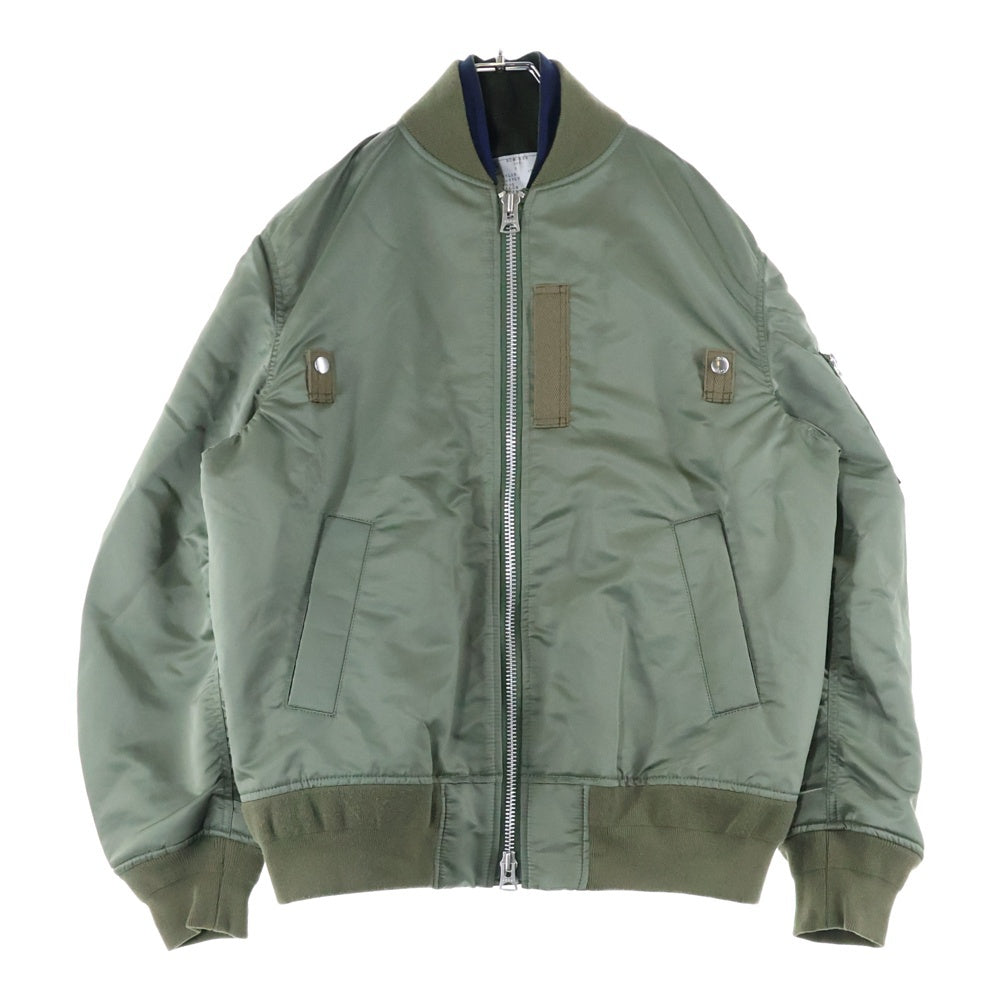 Sacai (サカイ) MA-1ボンバージャケット カーキ4 Sacai(サカイ) 22AW MA-1 HYBRID JACKET ハイブリッド