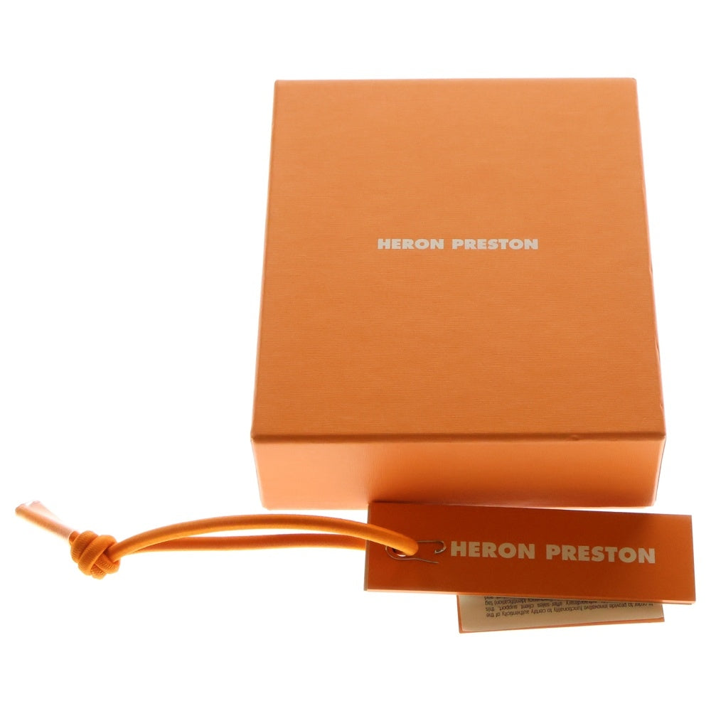 HERON PRESTON(ヘロンプレストン) CUBIC NECKLACE ネックレス シルバー/オレンジ
