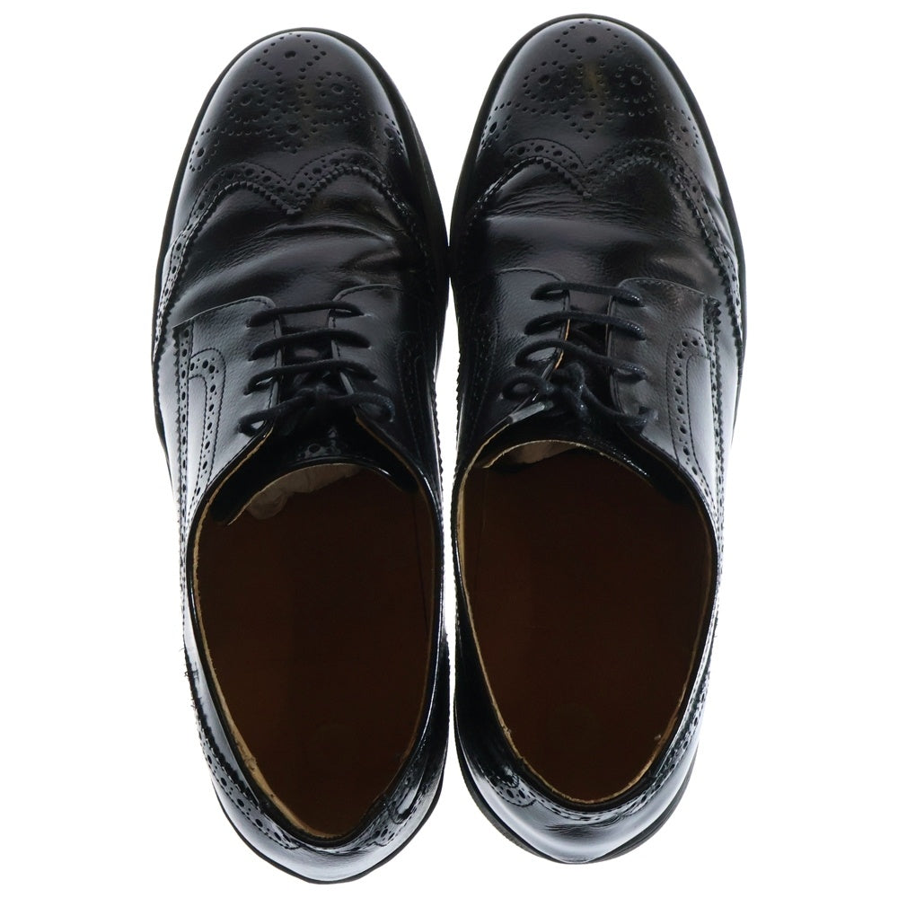 UNIFORM EXPERIMENT(ユニフォームエクスペリメント) 20SS AMB WING TIP SNEAKERS ウィングチップ スニーカー ブラック UE-200107