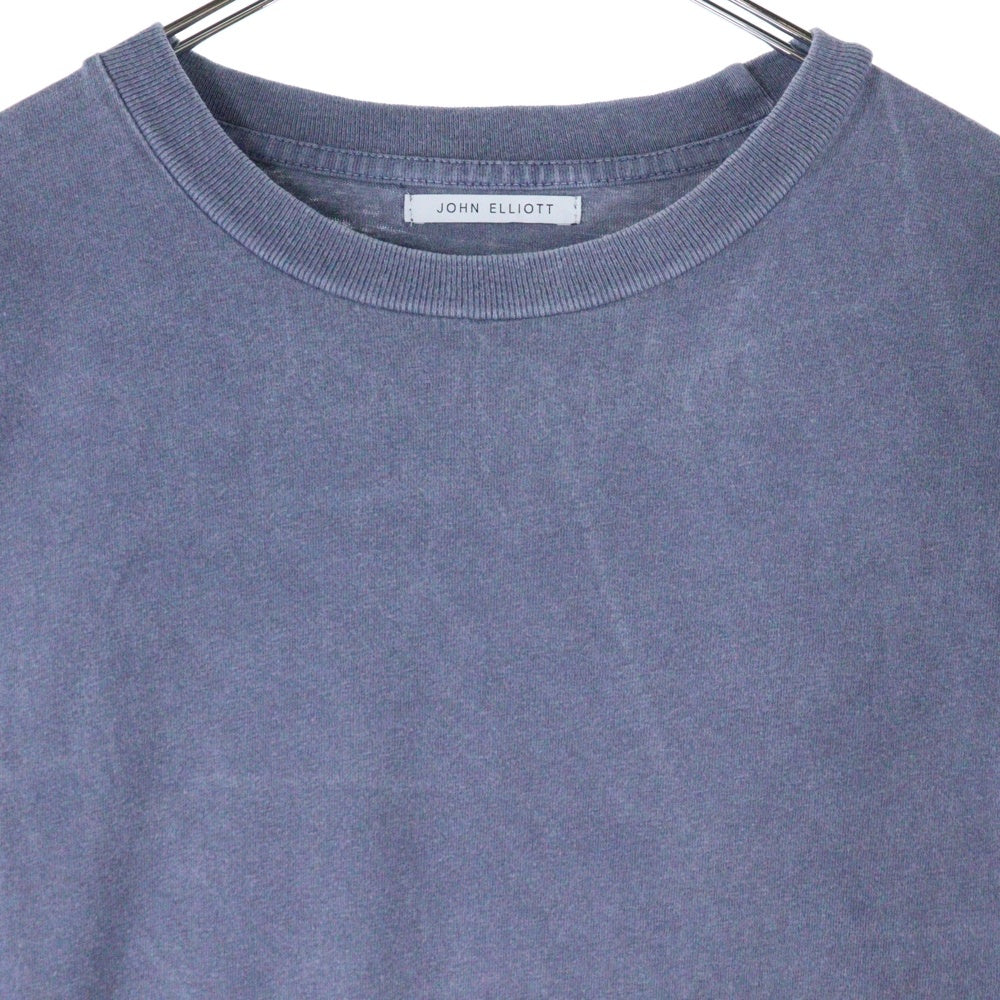 JOHN ELLIOTT(ジョンエリオット) ガーメントダイ クルーネック 半袖Tシャツ ネイビー