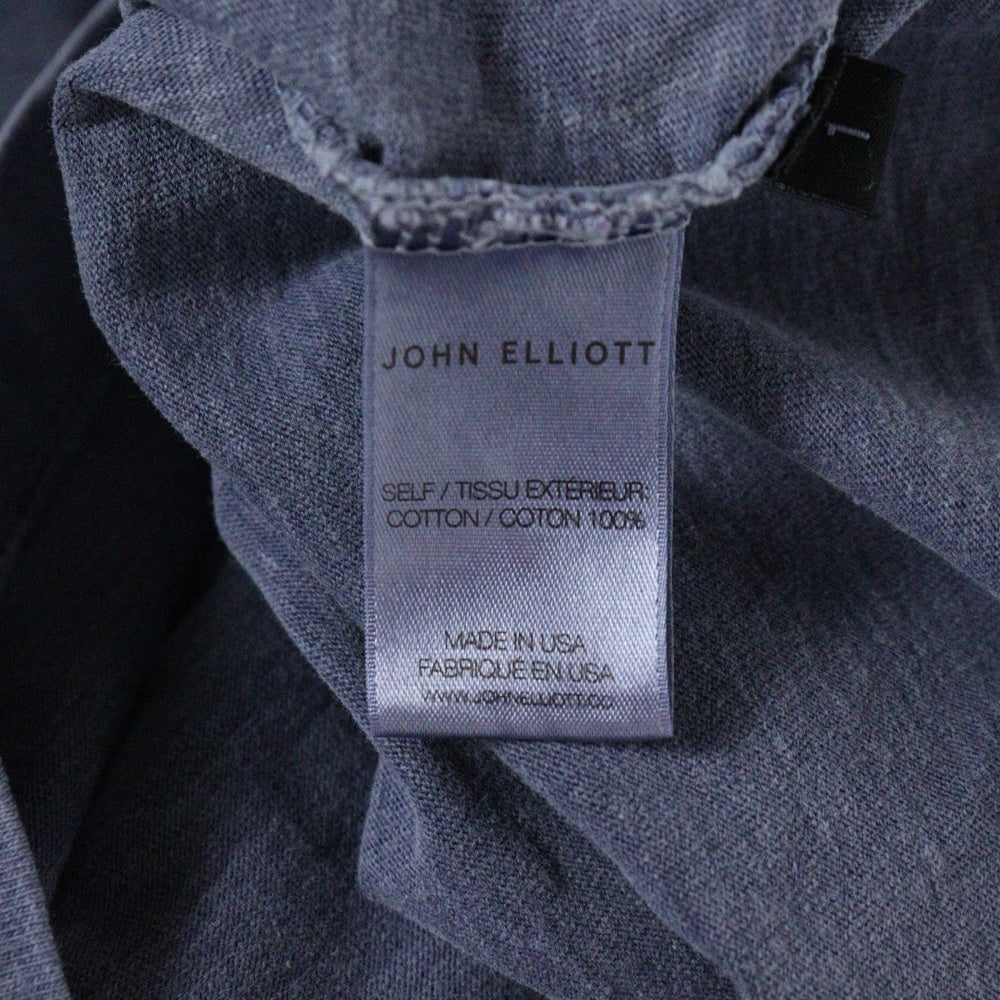 JOHN ELLIOTT(ジョンエリオット) ガーメントダイ クルーネック 半袖Tシャツ ネイビー