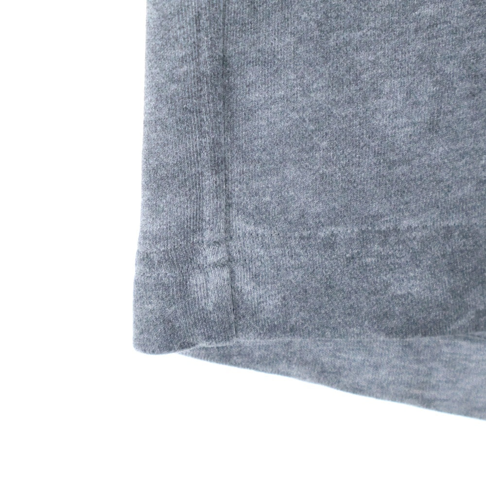 STONE ISLAND(ストーンアイランド) PATCH LOGO FLEECE SHORTS パッチロゴ ガーメントダイ フリースショーツ グレー 741563690