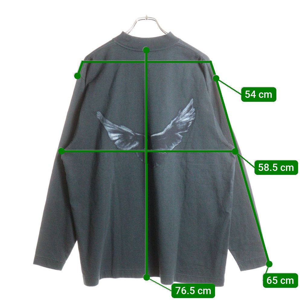 YEEZY GAP(イージーギャップ) DOVE L/S TEE ダブ 長袖Tシャツ カットソー ブラック