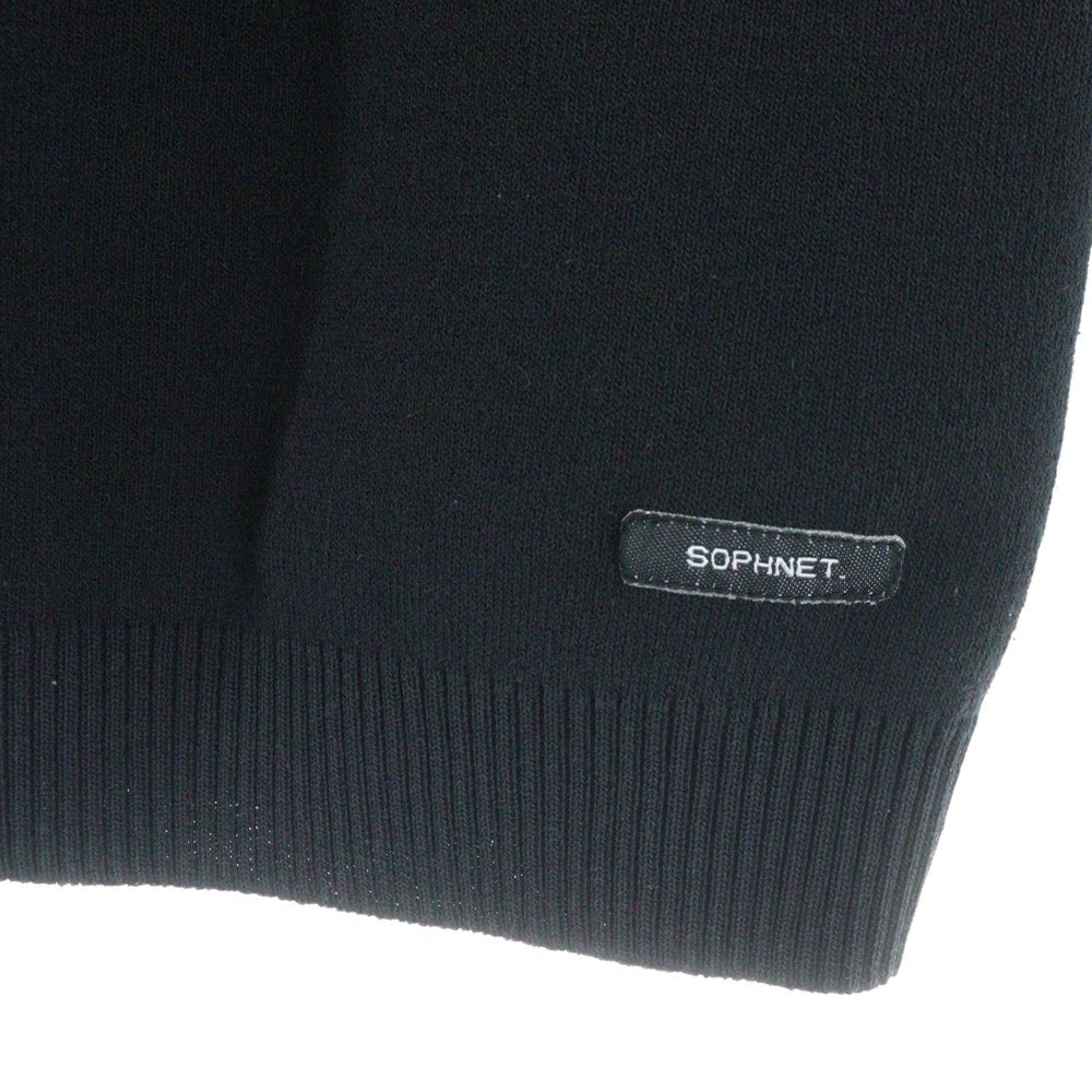 SOPHNET.(ソフネット) SOPH-200101 クルーネックベスト ブラック