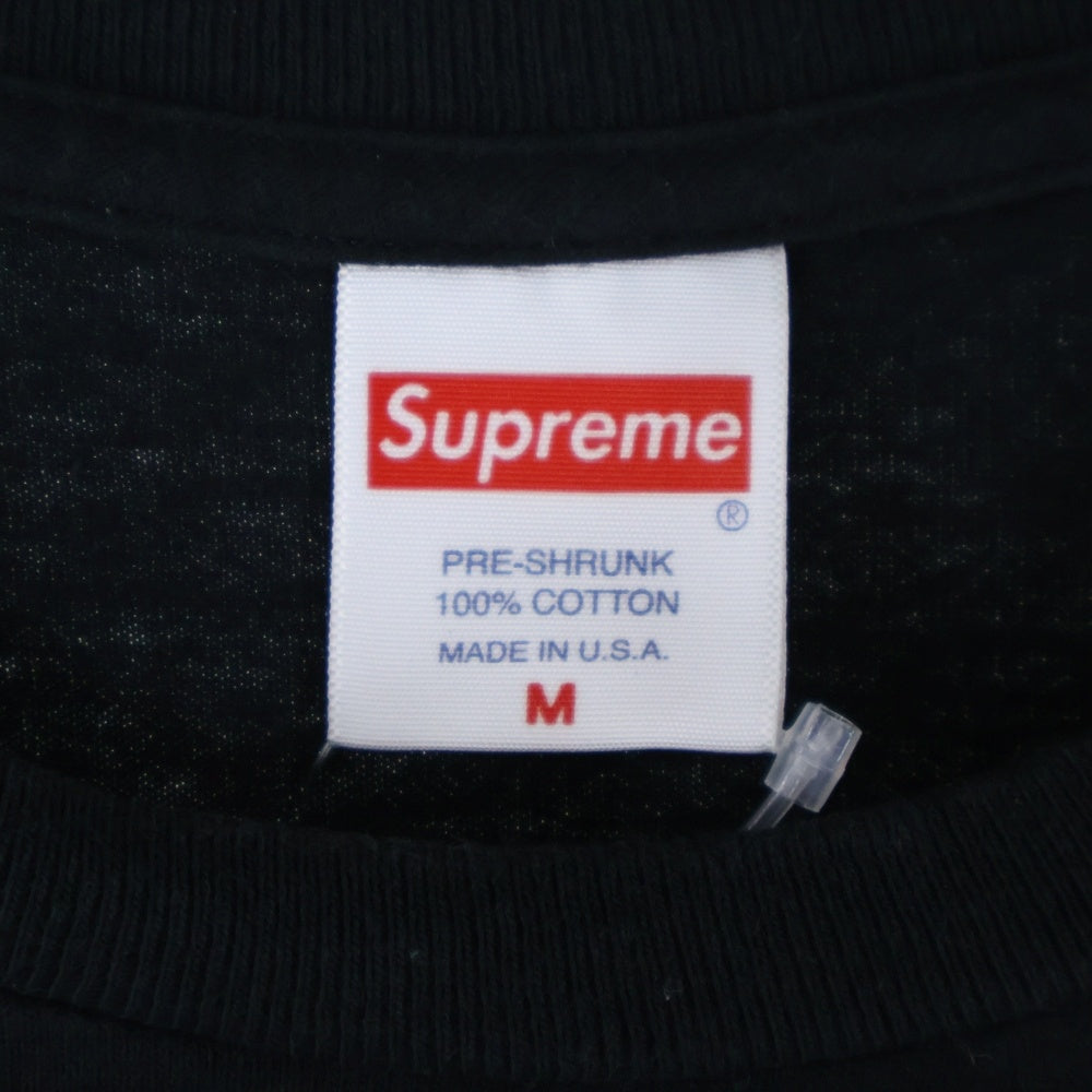SUPREME(シュプリーム) 22SS Ralph Steadman Box Logo Tee ラルフステッドマン ボックスロゴ プリントTシャツ 半袖カットソー ブラック/レッド
