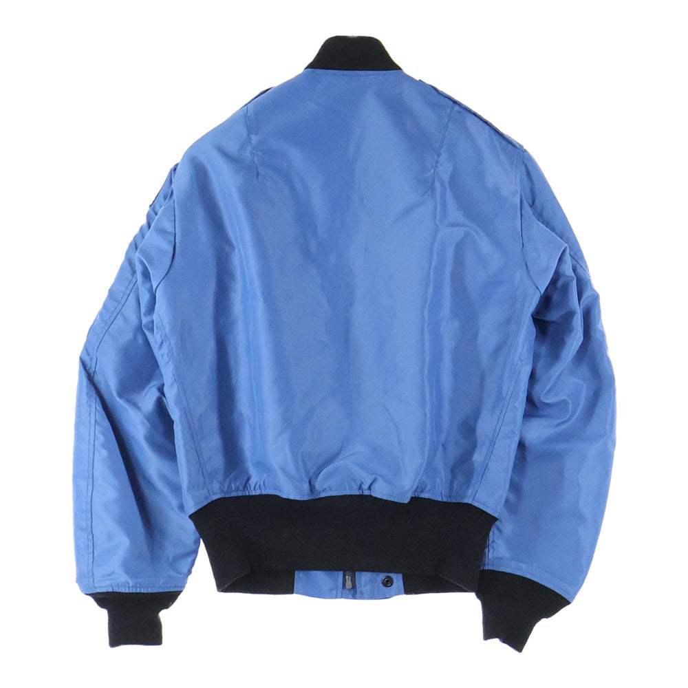 Buzz Rickson's(バズリクソンズ) ×SNOOPY スヌーピー アストロノート マルチパッチワーク ジップアップ フライトジャケット MA1 レディース ブルー BR14132