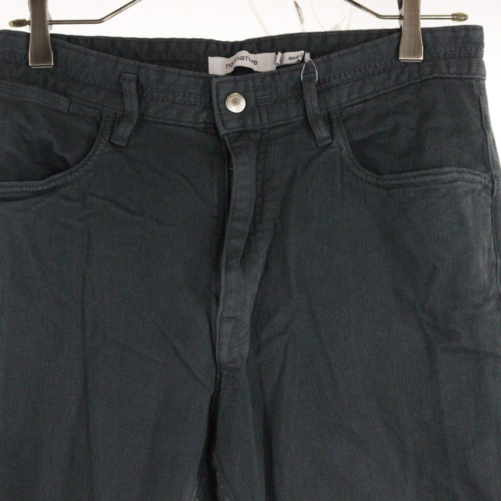 nonnative(ノンネイティブ) 17SS ストレッチコットン ジップアップ スキニーパンツ ダークグレー NN-P3160