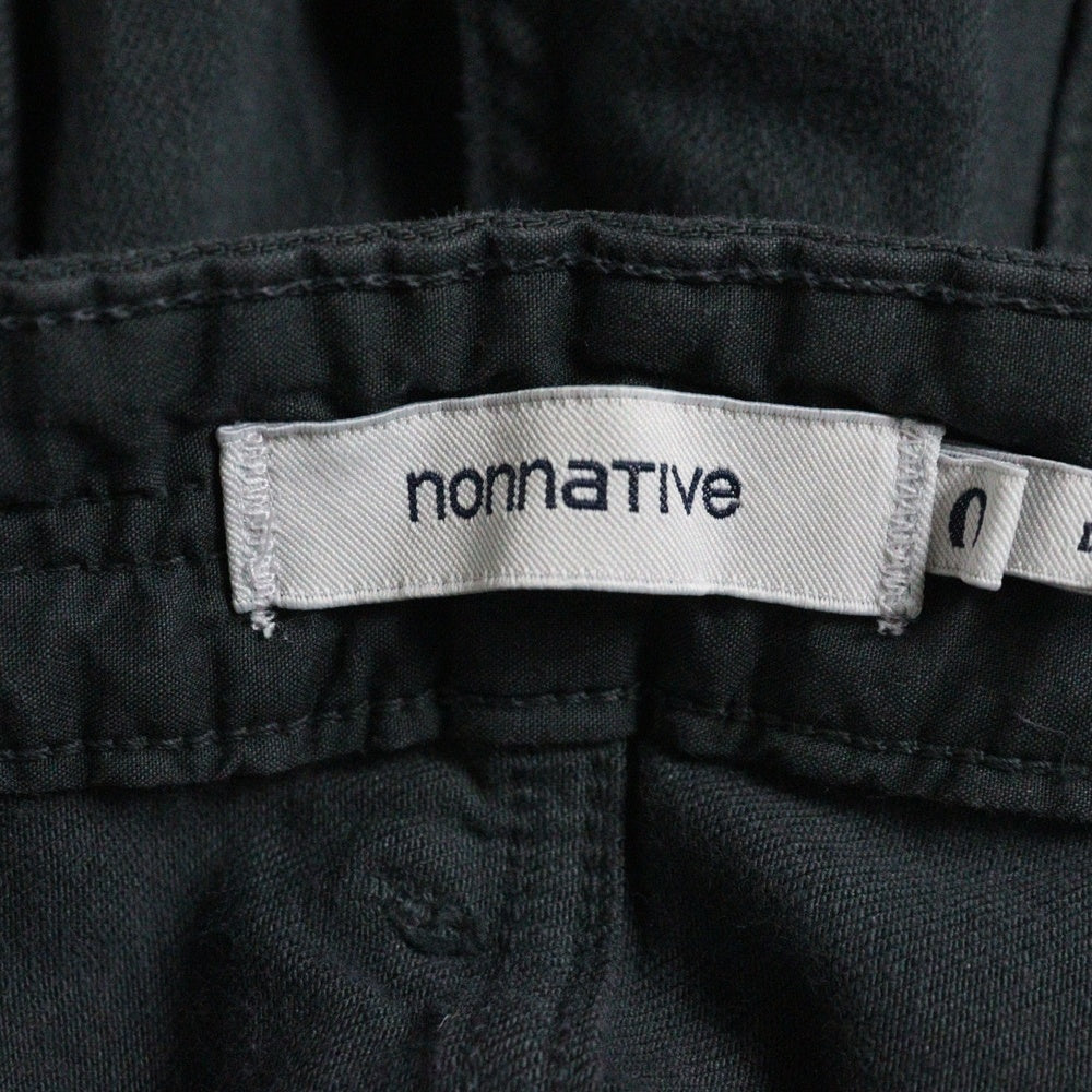 nonnative(ノンネイティブ) 17SS ストレッチコットン ジップアップ スキニーパンツ ダークグレー NN-P3160