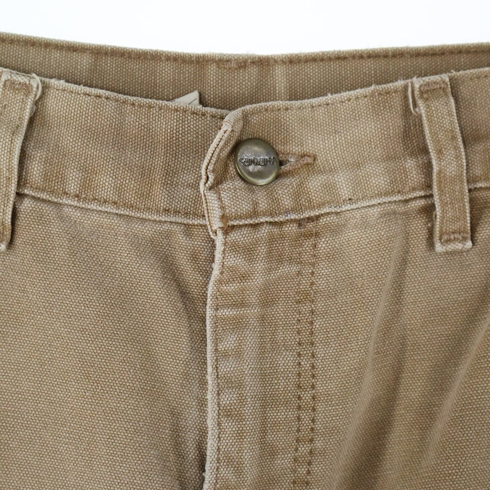 CARHARTT(カーハート) 90S VINTAGE ヴィンテージ ダック地 ダブルニー ペインターショーツ ハーフパンツ ブラウン B80 BRN