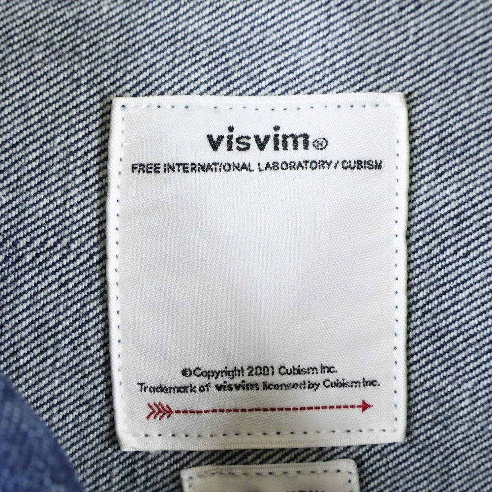 VISVIM(ヴィスヴィム) 22AW 101XX JKT 2nd セカンド型 デニムトラッカージャケット インディゴ 0122205006004