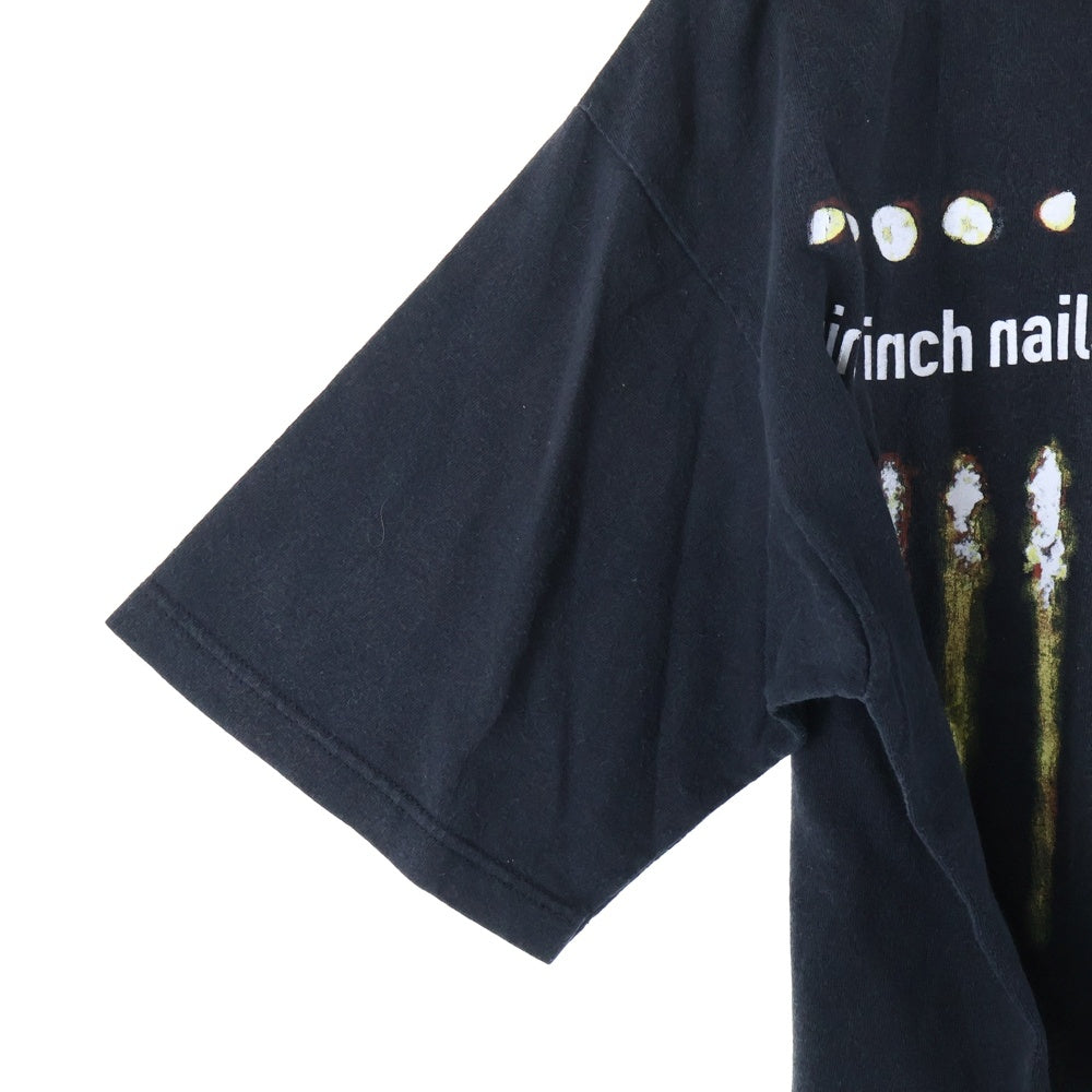 VINTAGE(ヴィンテージ) 90S NINE INCH NAILS THE DOWNWARD SPIRAL ALLSPORT USA製 ナインインチネイルズ ダウンワードスパイラル 両面プリント クルーネック 半袖Tシャツ