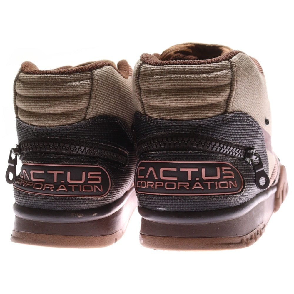 NIKE(ナイキ) ×TRAVIS SCOTT AIR TRAINER 1 SP ARCHAEO BROWN AND RUST PINK トラヴィススコット エアトレーナー1 ミッドカットスニーカー ブラウン US12/30.0cm DR7515-200