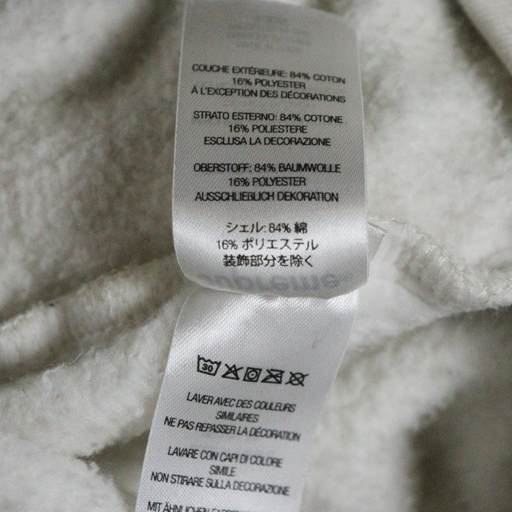 SUPREME(シュプリーム) 22AW Washed Half Zip Pullover ウォッシュド ハーフジップ プルオーバースウェットトレーナー アイボリー/レッド