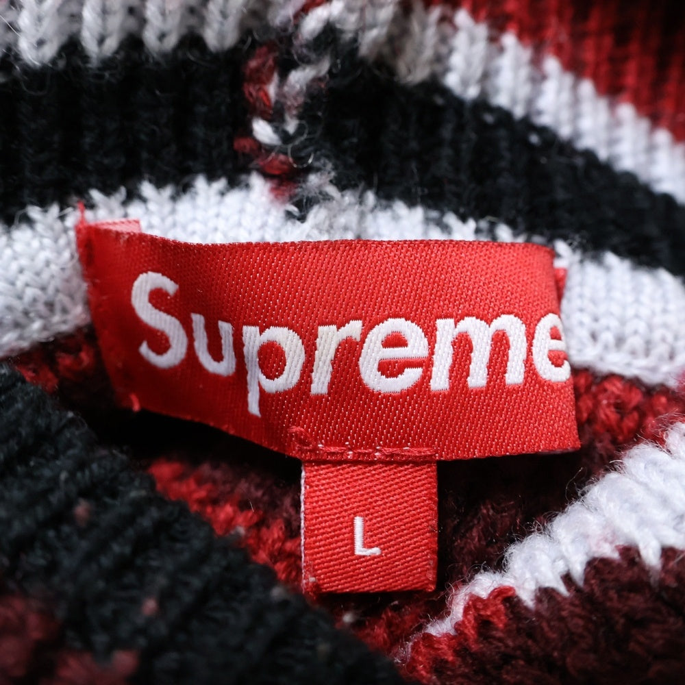 SUPREME(シュプリーム) 20AW Small Box Balaclava/Turtleneck Sweater スモールボックスロゴ バラクラバ タートルネックセーター レッド