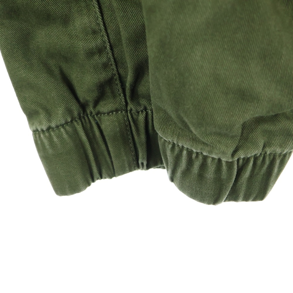 TOMMY HILFIGER(トミーヒルフィガー) ロゴパッチ コットン トラック カーゴパンツ カーキ MW36227