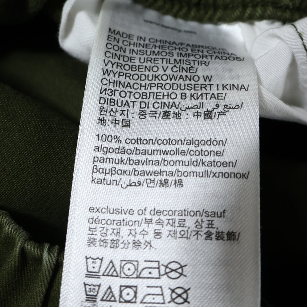 TOMMY HILFIGER(トミーヒルフィガー) ロゴパッチ コットン トラック カーゴパンツ カーキ MW36227