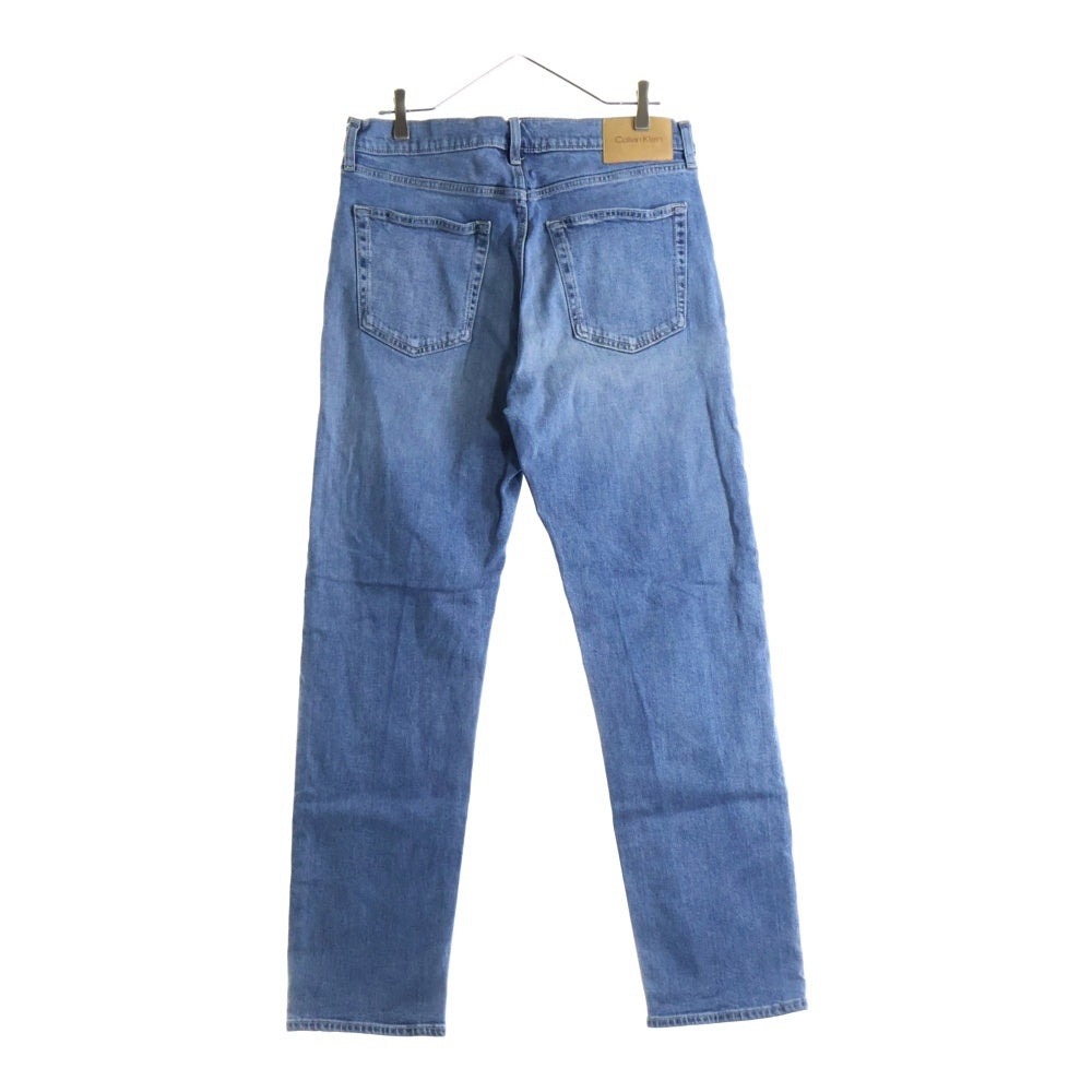 Calvin Klein(カルバンクライン) STANDARDS スタンダーズ ストレッチ ジップフライ ストレートデニムパンツ インディゴブルー 40TM732