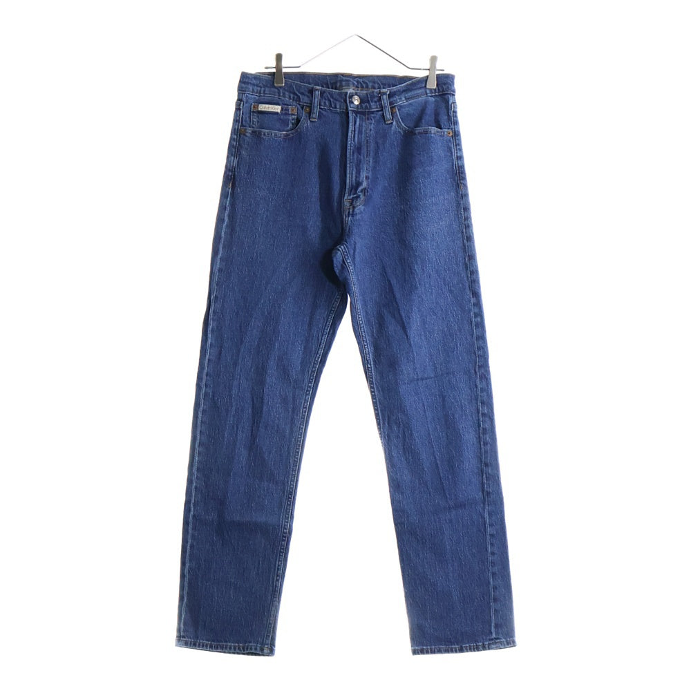 Calvin Klein(カルバンクライン) 5P ジップフライ ストレッチ ストレートデニムパンツ インディゴ 40TM735