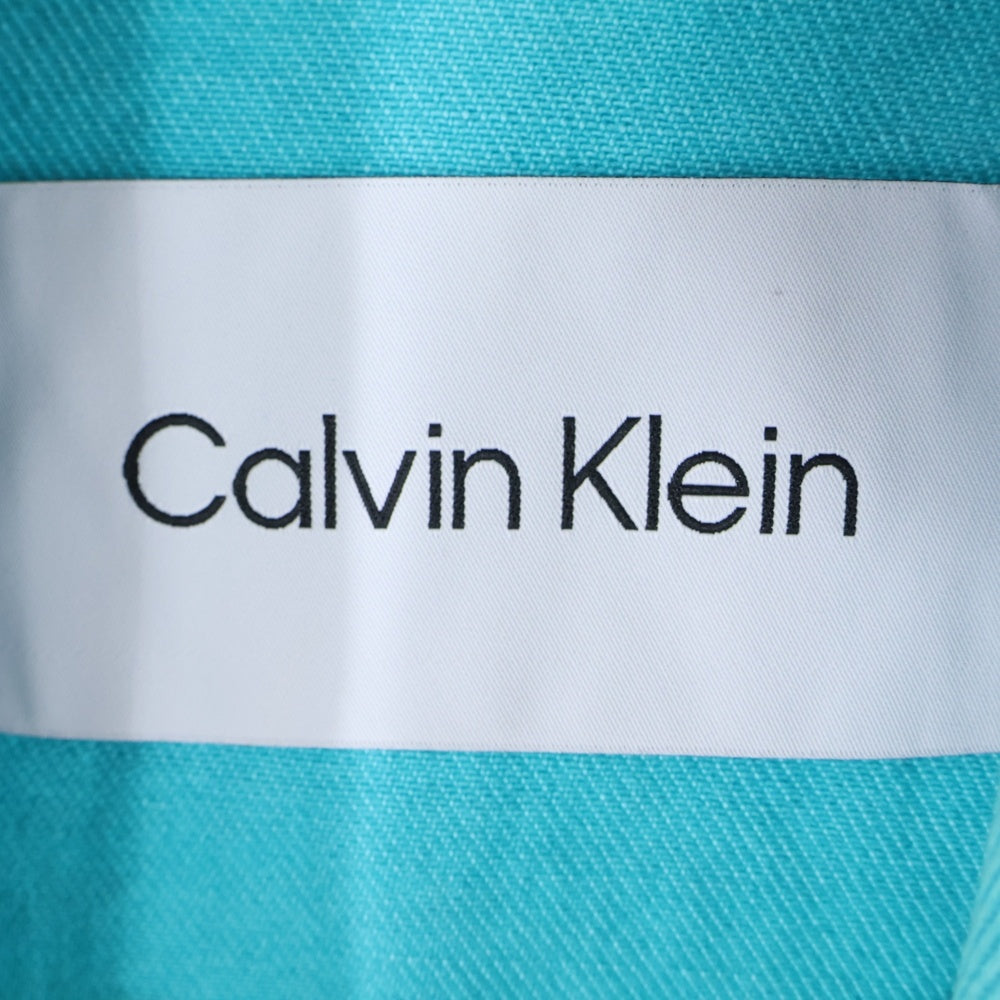 Calvin Klein(カルバンクライン) ボタンフライ デニム トラッカージャケット ライトブルー SP40581539