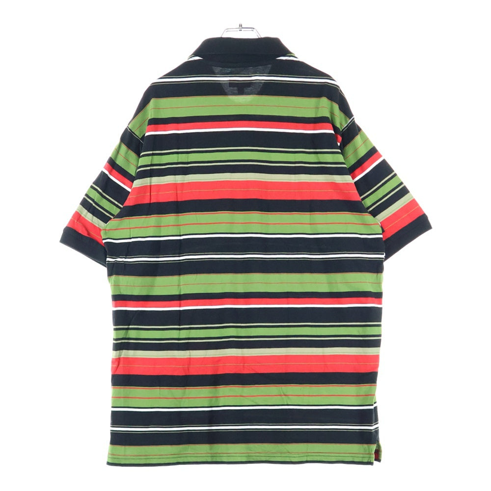 SUPREME(シュプリーム) 23SS Multi Stripe Polo マルチストライプ ロゴエンブロイダリー 半袖ポロシャツ カットソー マルチカラー