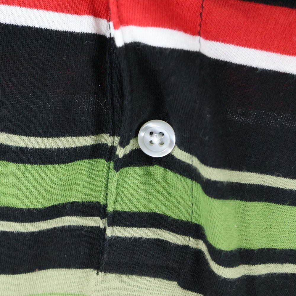 SUPREME(シュプリーム) 23SS Multi Stripe Polo マルチストライプ ロゴエンブロイダリー 半袖ポロシャツ カットソー マルチカラー